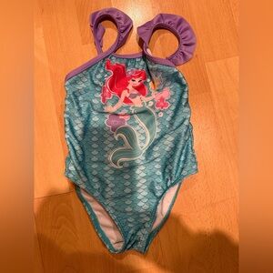 Disney Ariel Kids Swim suit One Piece - Purple and Teal
